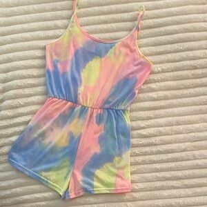 SHEIN Tie-Dye Romper